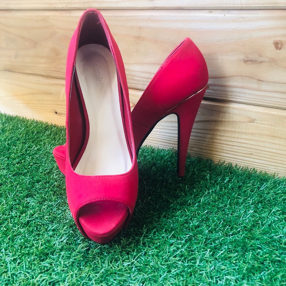 Red high heels
